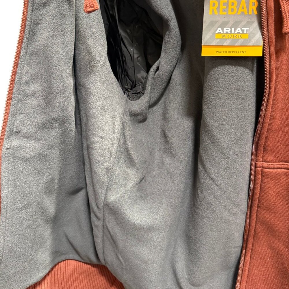 Ariat Men's Rebar All Weather Full Zip Hoodie NWT - Picture 4 of 6